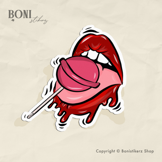 Boca Roja sticker