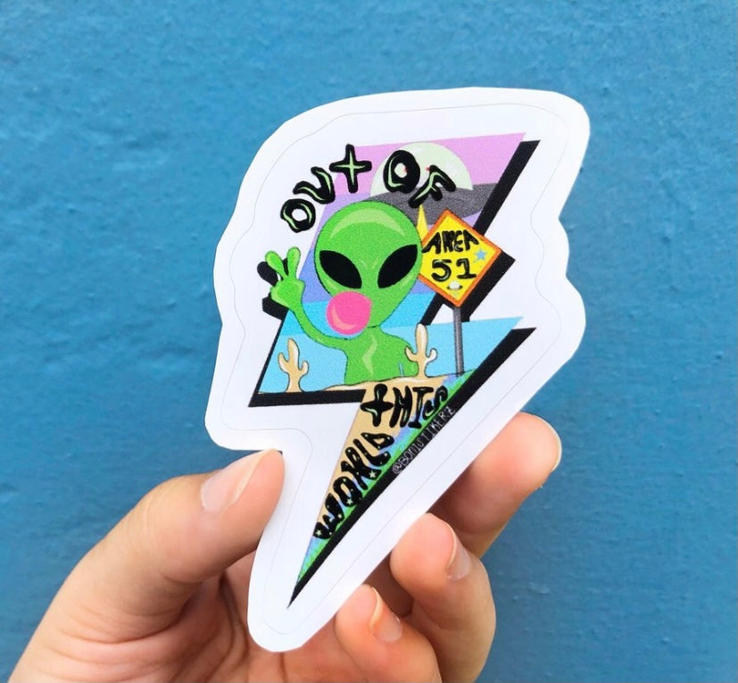 Out of this world / Area 51 sticker